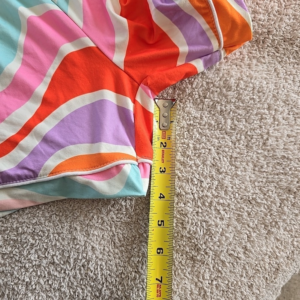 Katydid Multicolor Abstract Wave Pajama PJ Set Shorts/top‎ Size S NWT - Picture 14 of 16